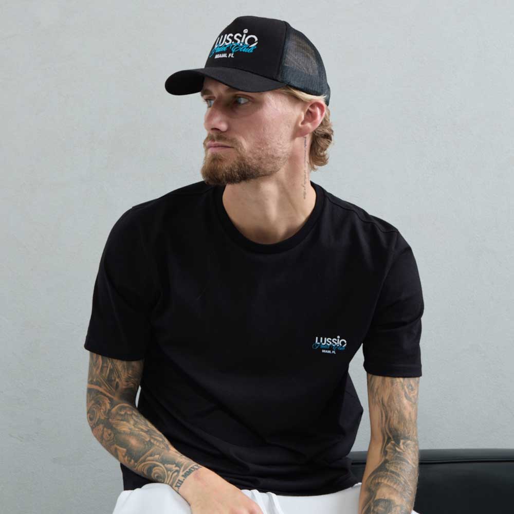 Black/Blue Padel Club Cap