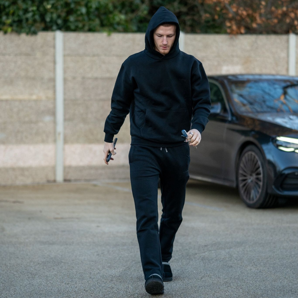 Black Casual Hoodie