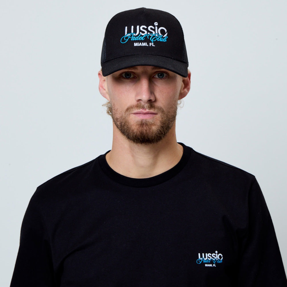 Black/Blue Padel Club Cap